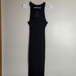 Guess Black SL Jane Variegated Rib Dress